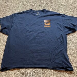 JTRacing USA T Shirt Mens XXL Navy Blue Short Sleeve Official Licensed Product